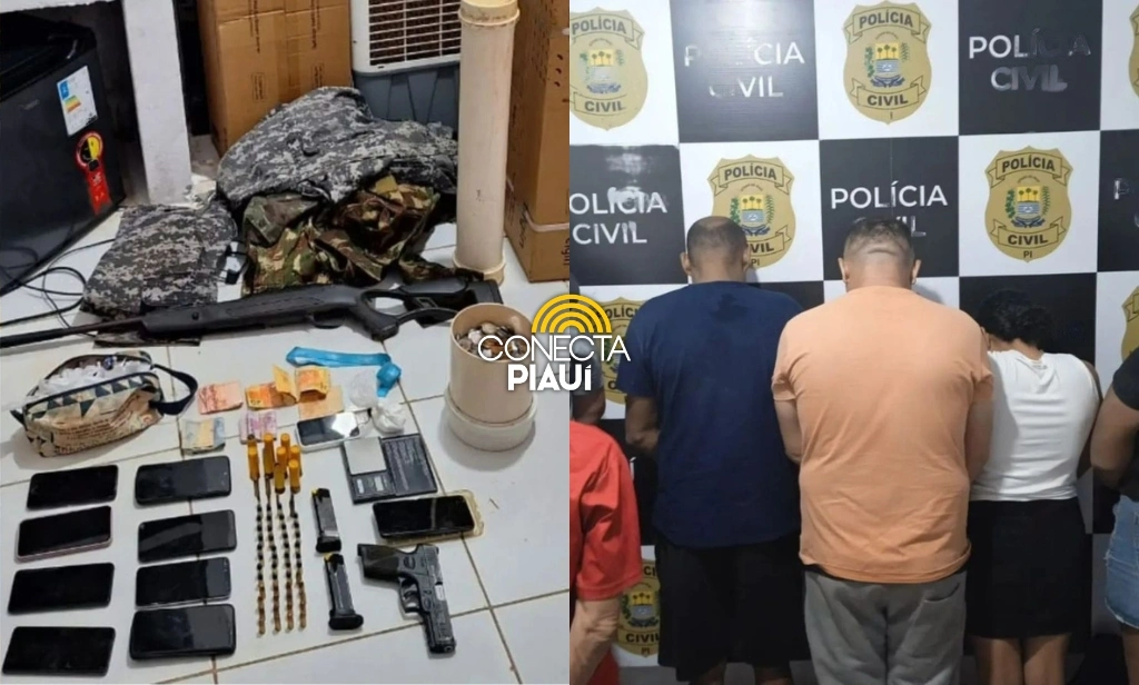 Quadrilha é presa com mais de R$ 90 mil do tráfico de drogas no Sul do Piauí