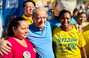 Silvio Mendes destaca projetos para segurança em caminhada na zona Sul de Teresina (Foto: Reprodução)