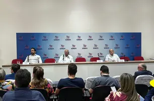 SIMEPI reúne candidatos à Prefeitura em debate sobre melhorias na saúde de Teresina (Foto: Joseph Silva/Conecta Piauí)