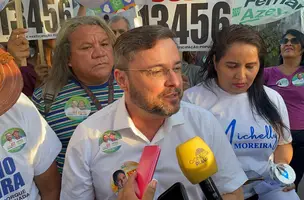 'Só se joga pedra em árvore que dá fruto', afirma Fábio Novo em evento de campanha (Foto: Eduardo Amorim/Conecta Piauí)