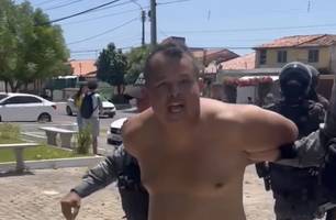 Suspeito de gravar vídeos e áudios ameaçando juíza de morte é preso em Parnaíba (Foto: Reprodução)
