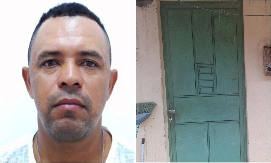 Suspeito do crime e kitnet onde mulher foi assassinada