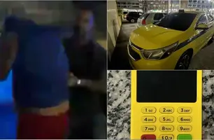 Taxista foi preso após aplicar "golpe da maquininha" (Foto: Reprodução)