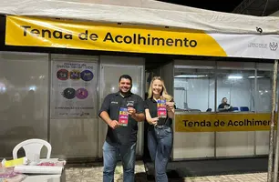 Tenda do acolhimento atende demandas sociais durante Festival de Verão de Parnaíba (Foto: Reprodução)