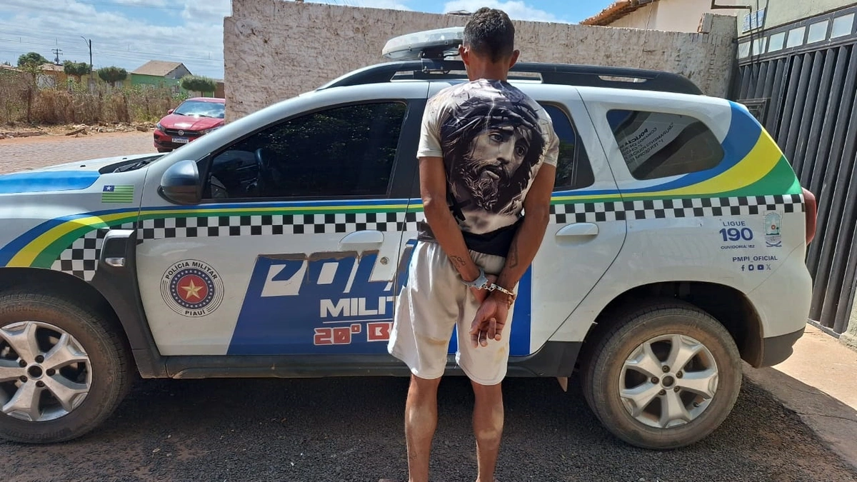 Tio tenta estuprar sobrinha e é preso no Piauí; pai da vítima flagrou o crime