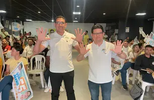 Valkir Nunes e Antônio Carlos (Foto: Alessandra Fonseca/Conecta Piauí)