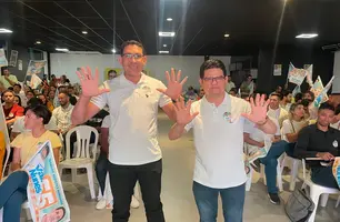 Valkir Nunes realiza encontro com eleitores de Francisco Ayres que residem em Teresina (Foto: Eduardo Amorim/Conecta Piauí)