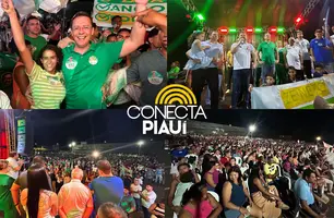 Zé Neto reúne mais de 4 mil pessoas em encontro com Fábio Novo em Teresina (Foto: Alessandra Fonseca/Conecta Piauí)