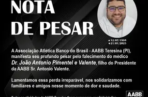 AABB Teresina lamenta o falecimento do médico João Antônio Valente (Foto: Reprodução)