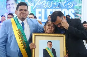 Alandelon toma posse como prefeito de Madeiro e marca compromisso com a população (Foto: Reprodução)