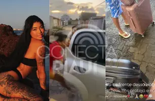 Após 'correrem' de casa, blogueiras saem de Teresina por suposta ameaça de facção (Foto: Reprodução)