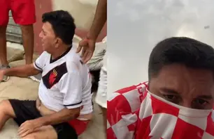 Ataque de abelhas interrompe jogo entre 4 de Julho e Piauí no Campeonato Piauiense (Foto: Reprodução)