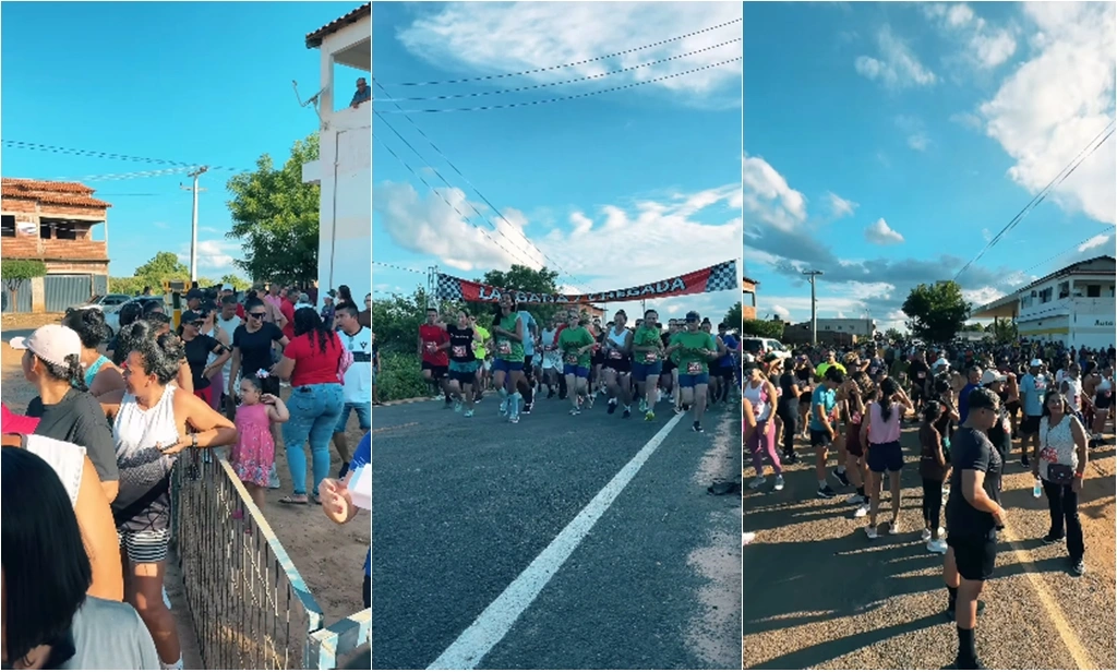 Atletas de Curimatá participam da corrida Mova Plus em Avellino Lopes