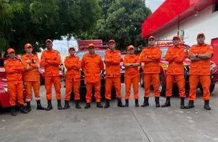 Bombeiros de Teresina são enviados para reforçar operação na cidade de Picos (Foto: Ascom)