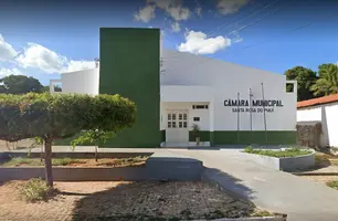 Câmara de Vereadores de Santa Rosa do Piauí (Foto: Reprodução)