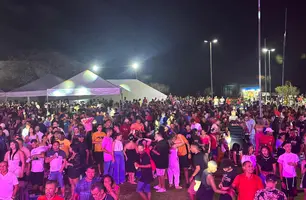Camila Barbosa celebra início de mandato como prefeita de Lagoa do Piauí com festa (Foto: Lourrany Meneses)