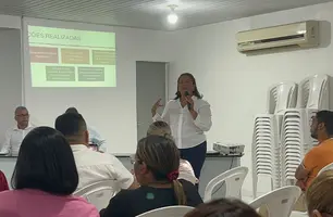 Camila Barbosa expõe situação crítica de Lagoa do Piauí em audiência pública (Foto: Conecta Piauí)