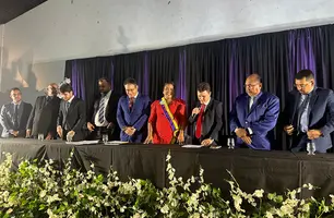 Camila Barbosa toma posse como nova prefeita de Lagoa do Piauí (Foto: Conecta Piauí)