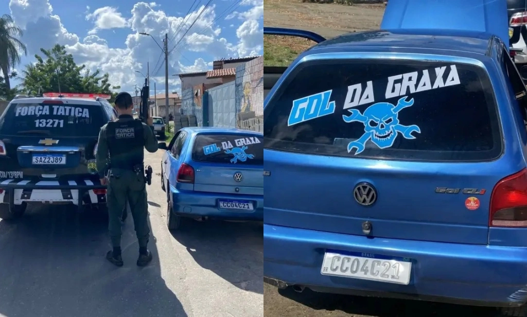 Carro roubado usado em assaltos no Piauí é recuperado no Ceará