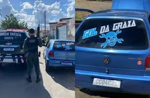 Carro roubado usado em assaltos no Piauí é recuperado no Ceará (Foto: Reprodução/Cidadesnanet)