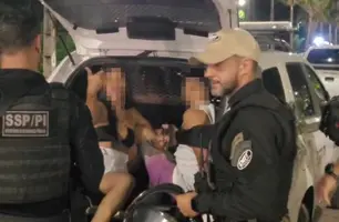 Casal é preso por desacato em Teresina (Foto: SPP-PI)