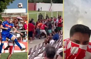 Chuva de gols, briga e ataque de abelhas: o que foi o jogo entre 4 de julho x Piauí (Foto: Conecta Piauí)