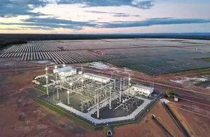 Complexo Solar Marangatu, no município de Brasileira. (Foto: Reprodução)