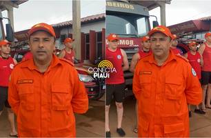Corpo de Bombeiros intensifica cuidados durante fortes chuvas em Picos (Foto: Conecta Piauí)