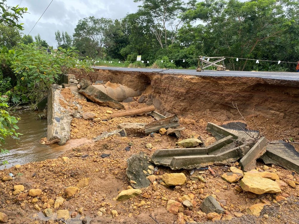 Defesa Civil avalia áreas afetadas pelas chuvas em Guadalupe
