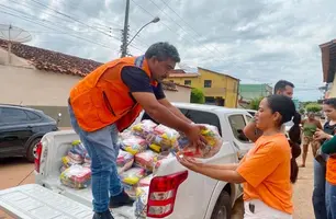 Defesa Civil avalia áreas de risco e inicia distribuição de cestas básicas a famílias de Picos (Foto: Governo do Piauí)