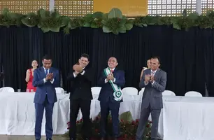 Dr. Fabiano Araújo toma posse como prefeito de São Francisco do Piauí (Foto: Eugênia Reis/Conecta Piauí)