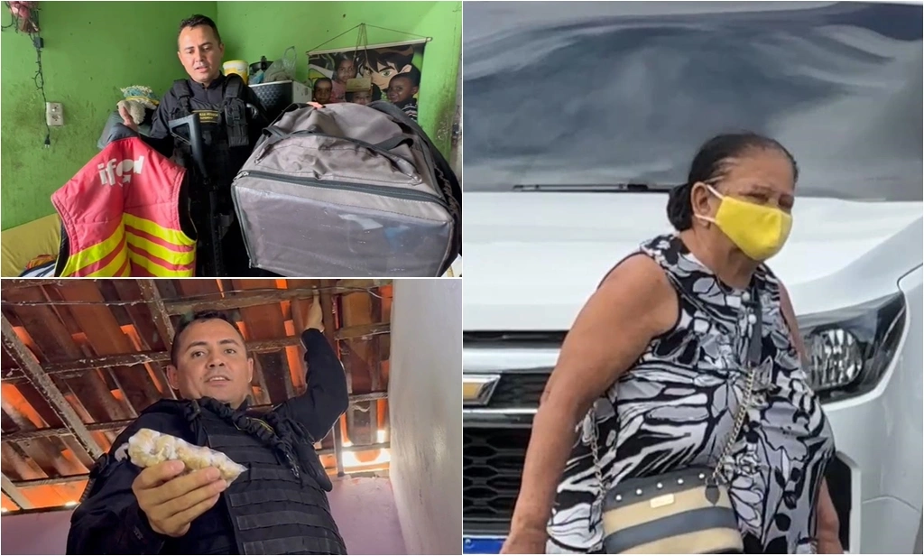 Draco 176 prende 'família do tráfico' e falso entregador do iFood em Teresina