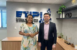 Etipi e Prefeitura de Lagoa do Piauí alinham ações de transformação digital (Foto: Stefany Monteiro/Etipi)