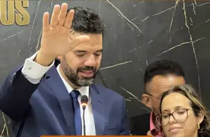 Evandro Abreu é empossado prefeito de Monsenhor Gil e destaca nova gestão (Foto: Reprodução)