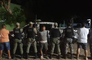 Foragido da Penitenciária de Esperantina é recapturado durante operação conjunta (Foto: Divulgação)