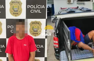 'Gordin da 160' condenado por roubo em Piripiri é preso na zona Sul de Teresina (Foto: Divulgação/Polícia Civil/Repórter 12)