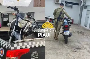 Homem é baleado após roubar motocicleta de faccionado na zona Norte de Teresina (Foto: Repórter 12/Conecta Piauí)