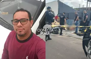 Homem é morto a tiros após deixar filha em igreja evangélica em Parnaíba (Foto: Luzia Paula/Conecta Piauí)