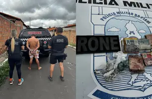 Homem é preso com quase 70 pedras de crack em Campo Largo do Piauí (Foto: Reprodução)