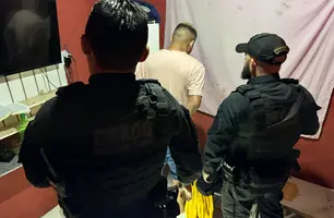 Homem é preso durante operação do Draco na zona Sul de Teresina (Foto: Reprodução)