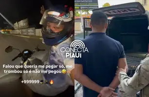 Homem é preso em Teresina após 'dar grau' e debochar da polícia nas redes sociais (Foto: Reprodução)