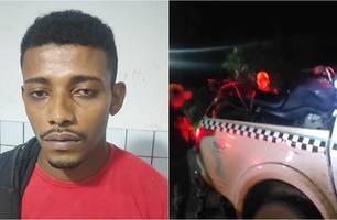 Homem é preso na PI-130 com moto adulterada; suspeito estava foragido por homicídio (Foto: Reprodução)