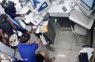 Homens armados assaltam casa lotérica e tomam dinheiro de cofre no Sul do Piauí (Foto: Reprodução)