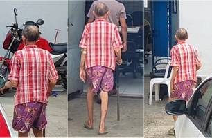 Idoso de 80 anos é preso suspeito de estuprar uma criança de 10 anos em Teresina (Foto: Reprodução)