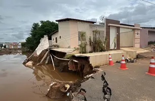 Impacto das chuvas em Picos (Foto: Conecta Piauí)