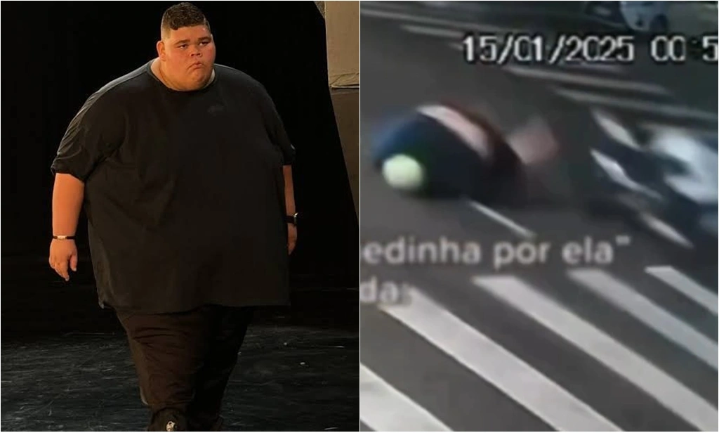 Influenciador Gordão da XJ sofre acidente de moto e relata caso nas redes sociais