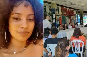 Janaína Bezerra recebe diploma simbólico dois anos após ser morta na UFPI (Foto: Reprodução e Mayrla Torres)