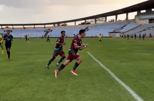 João Sala marca e garante vitória do Fluminense sobre o CAP (Foto: Pedro Melo / Conecta Piauí)