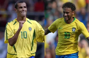 'Jogaria no lugar de Rivaldo no penta', diz Neymar; Rivaldo responde com elegância (Foto: Reprodução)
