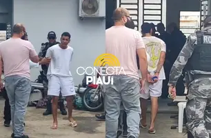 Jovem é preso após ameaçar clientes em conveniência na zona Leste de Teresina (Foto: Repórter 12/Conecta Piauí)